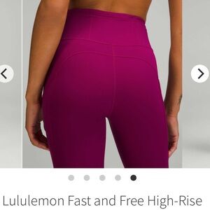 Lululemon Fast And Free HR tights